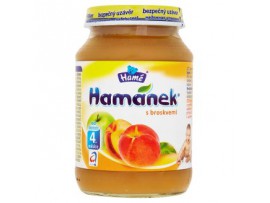 Hamánek пюре с персиками 190 г
